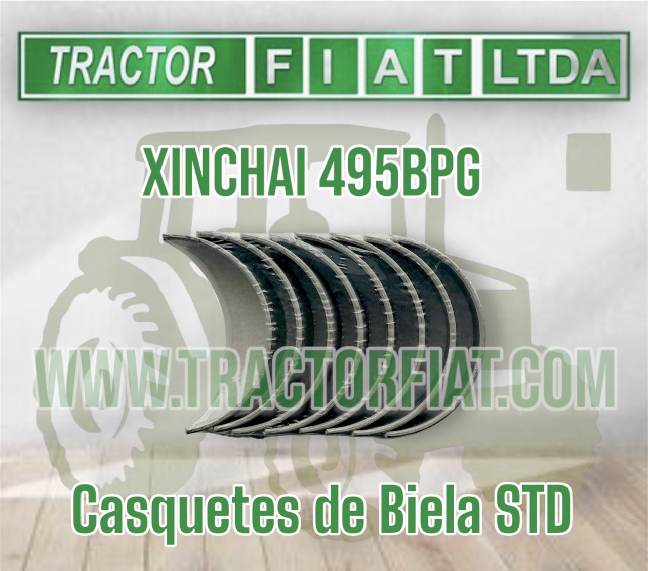 CASQUETES BANCADA STD - MOTOR XINCHAI A495BPG