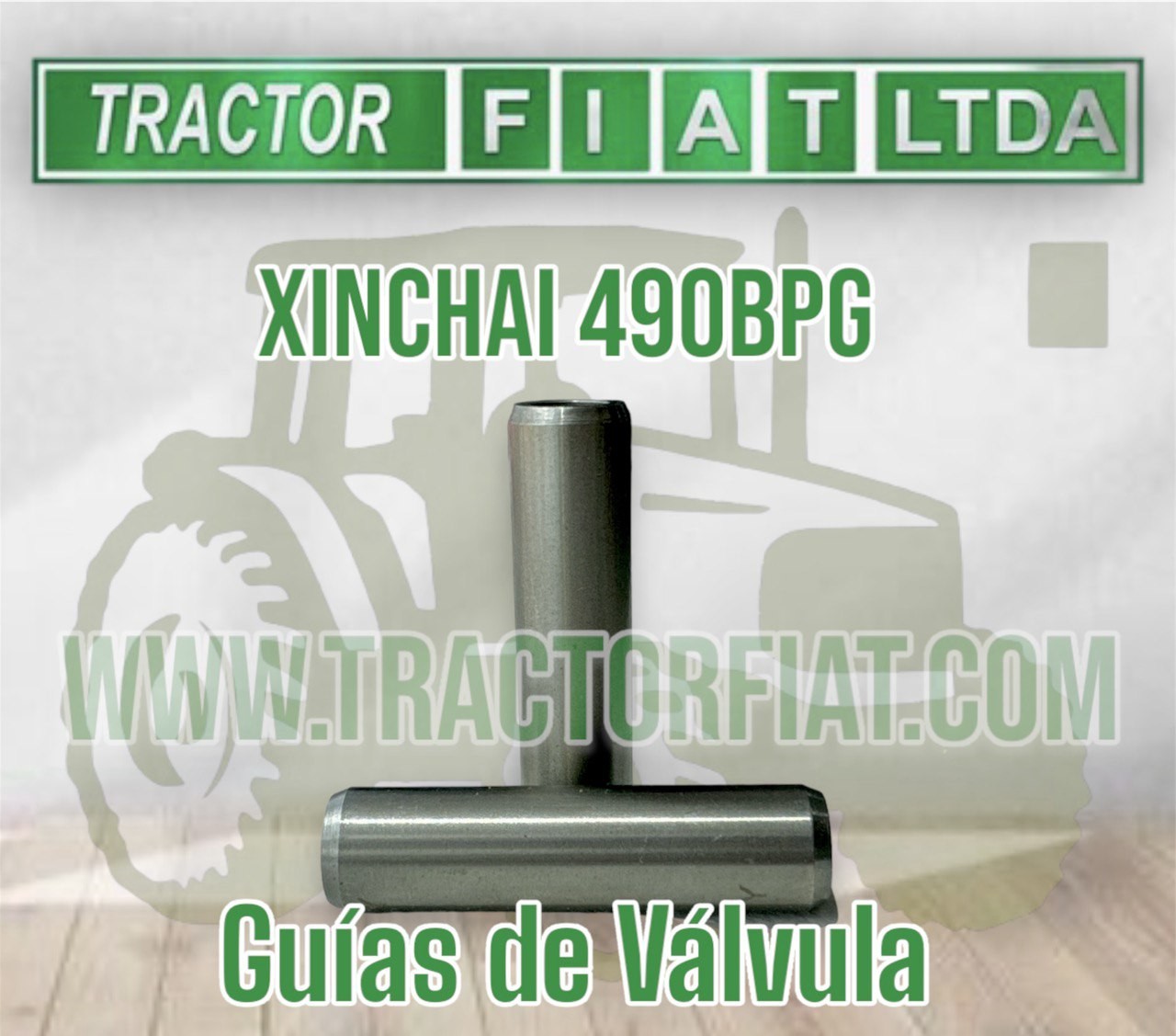 GUIAS DE VALVULA - MOTOR XINCHAI 490BPG