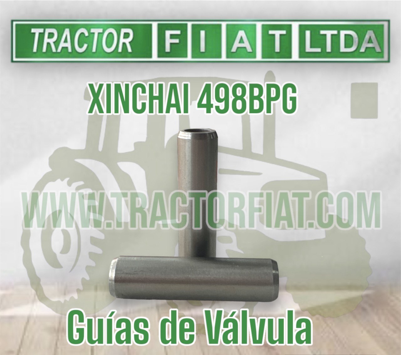 GUIAS ADMISION Y ESCAPE - MOTOR XINCHAI A498BPG