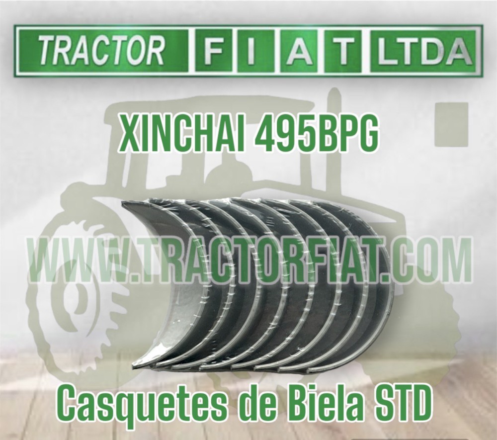 CASQUETES BIELA STD - MOTOR XINCHAI 495BPG