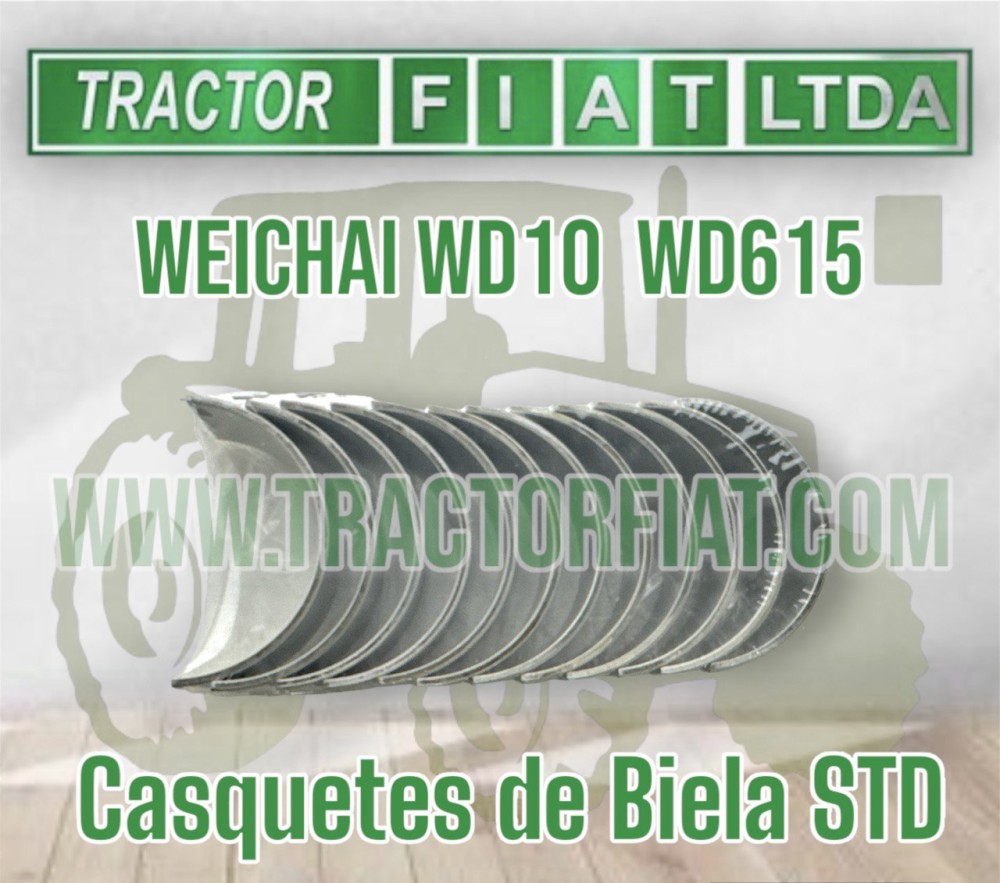 CASQUETES BIELA STD - MOTOR WEICHAI WD10