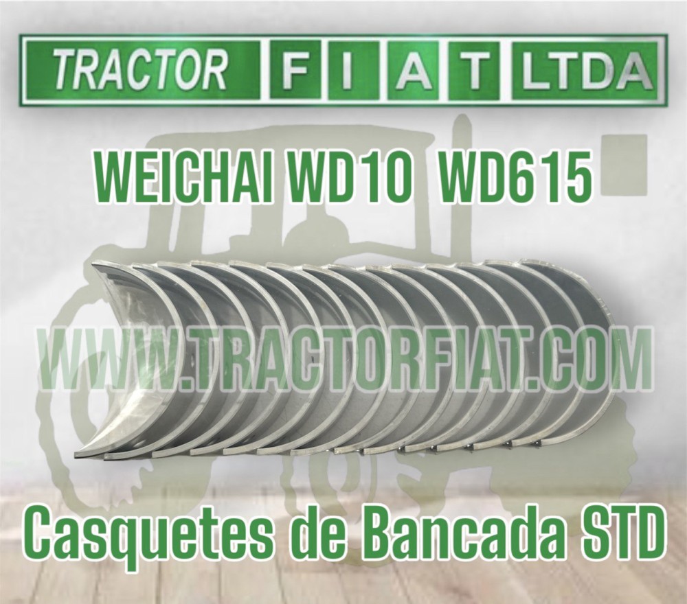 CASQUETES BANCADA STD - MOTOR WEICHAI WD10