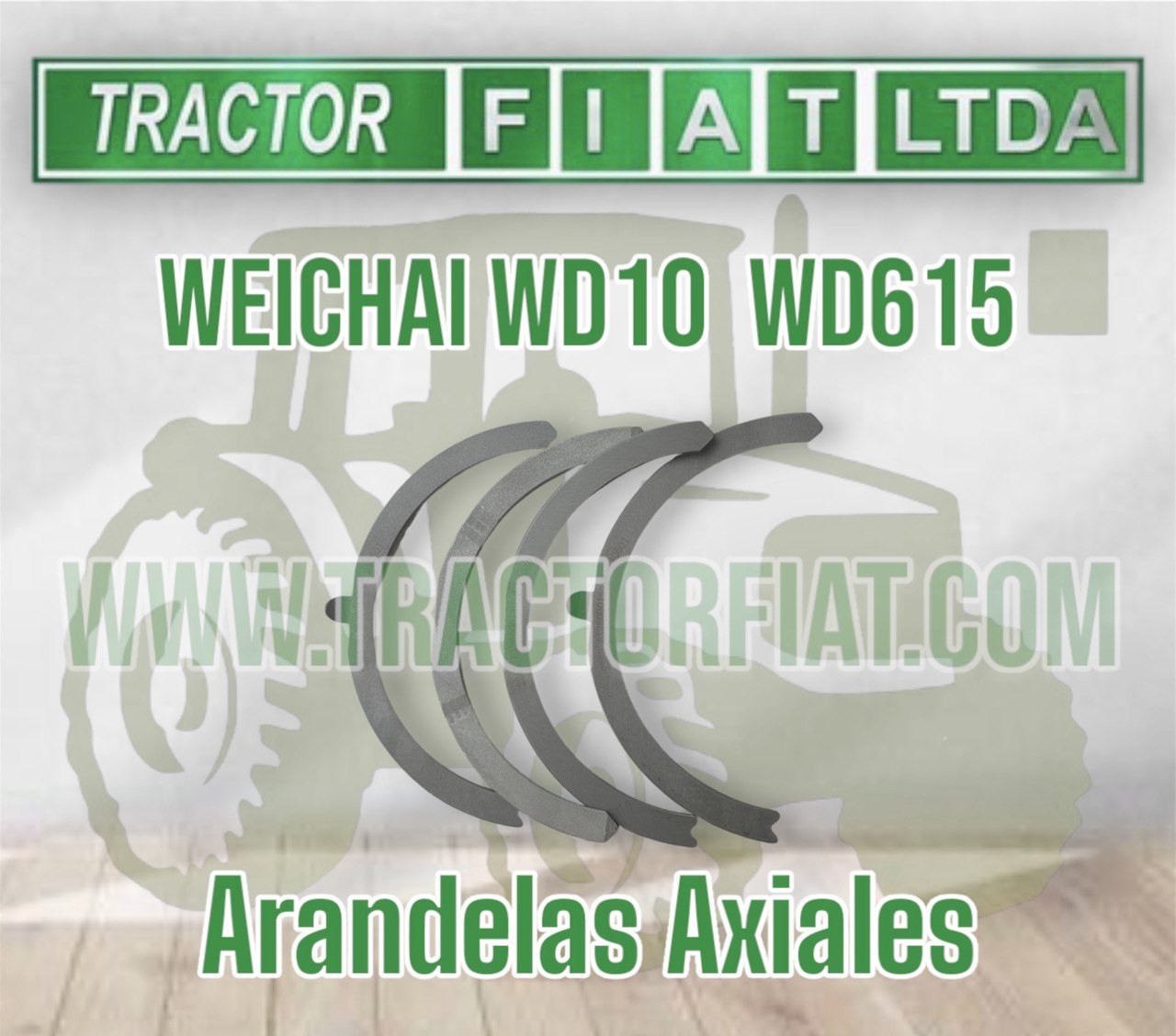 ARANDELAS AXIALES STD - MOTOR WEICHAI WD10