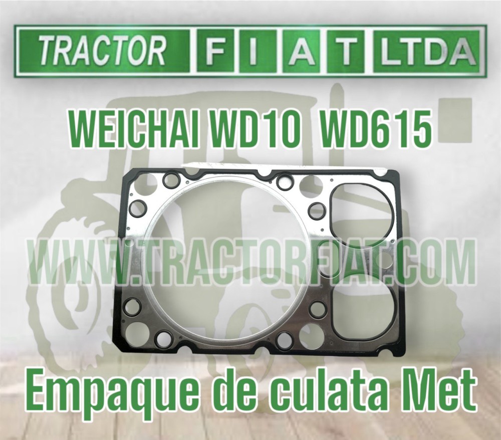 EMPAQUE DE CULATA MET - MOTOR WEICHAI  WD10