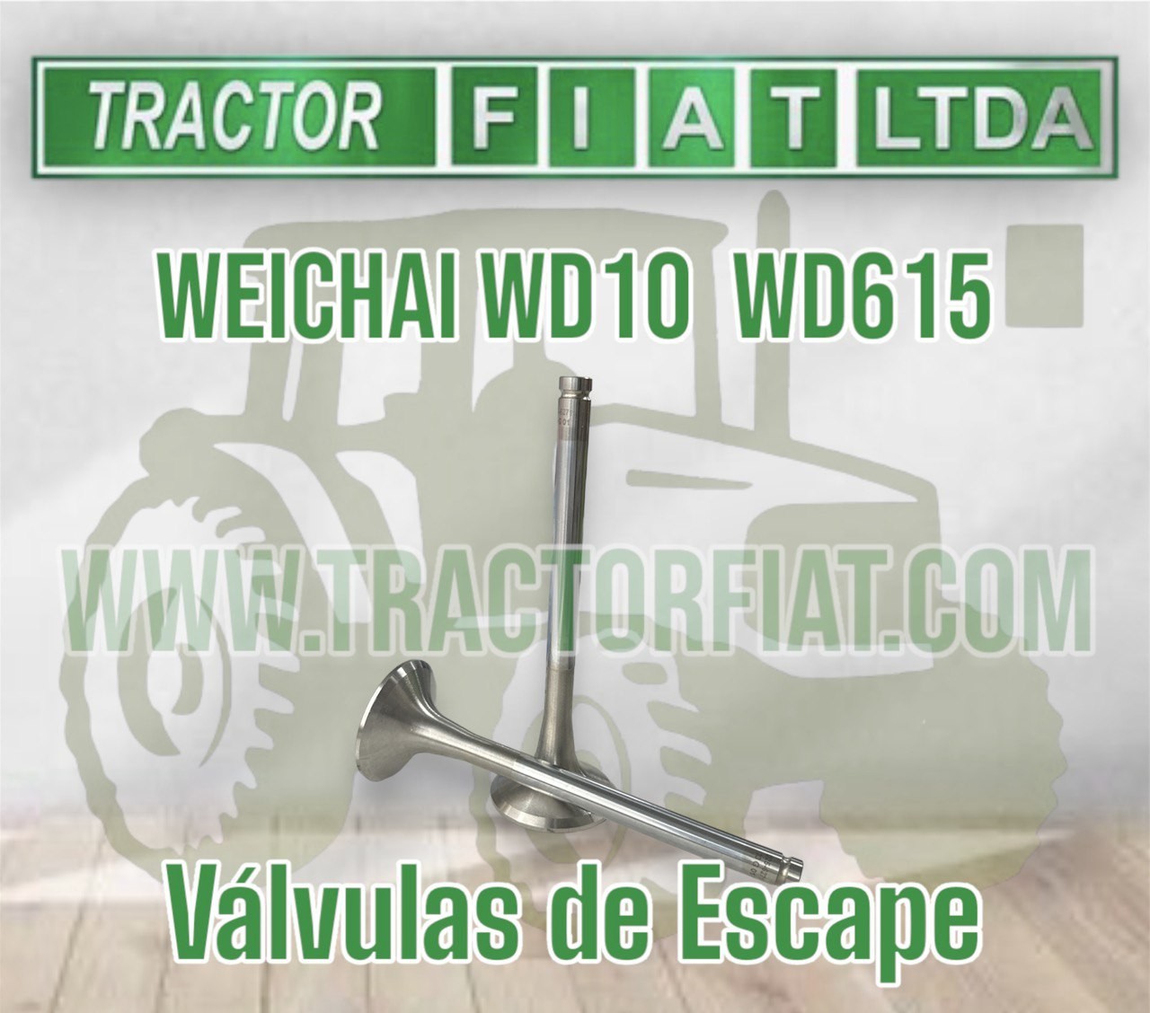 VALVULA DE ESCAPE - MOTOR WEICHAI WD10