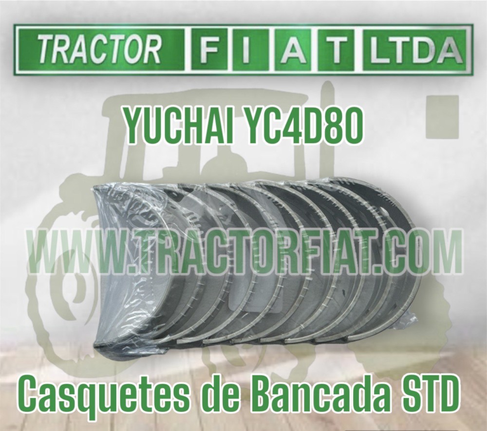 CASQUETES BANCADA STD - MOTOR YUCHAI YC4D80