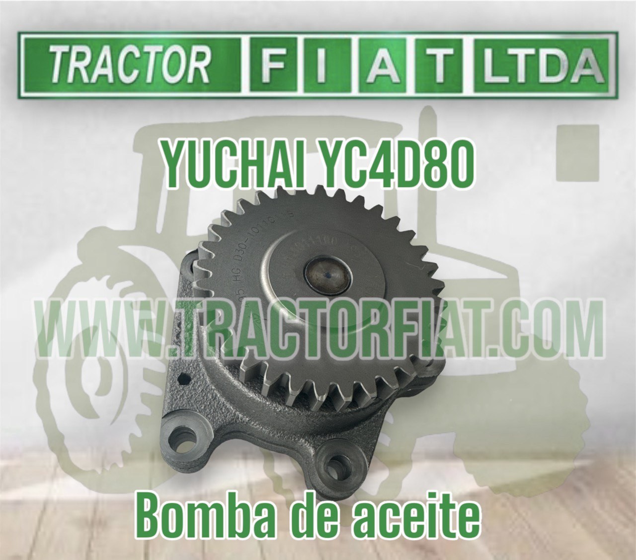 BOMBA DE ACEITE - MOTOR YUCHAI YC4D80