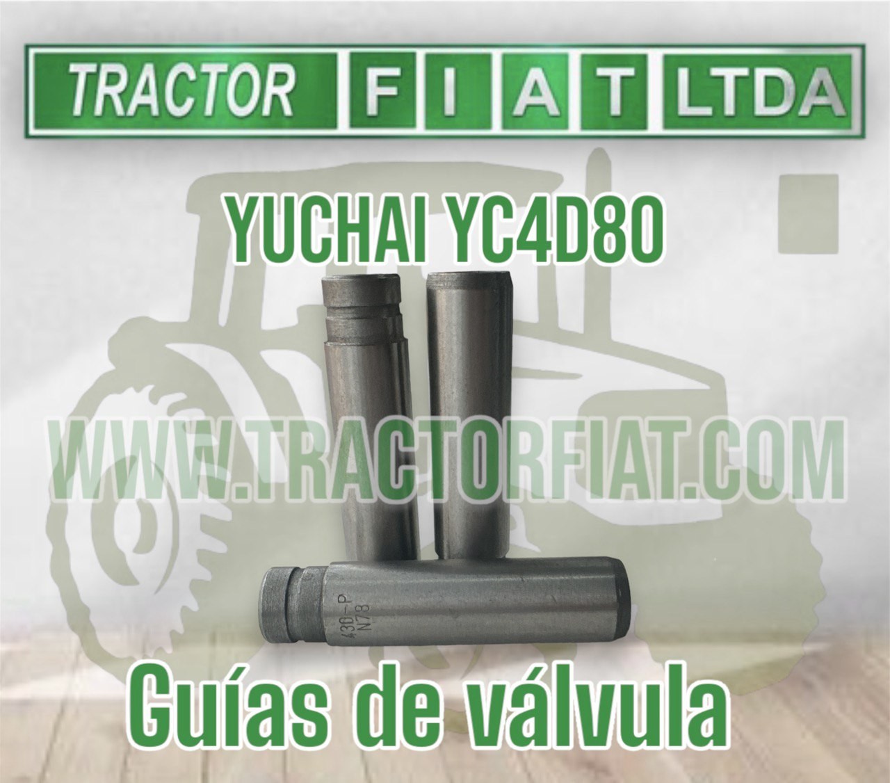 GUIA DE ADMISION Y ESCAPE - MOTOR YUCHAI YC4D80