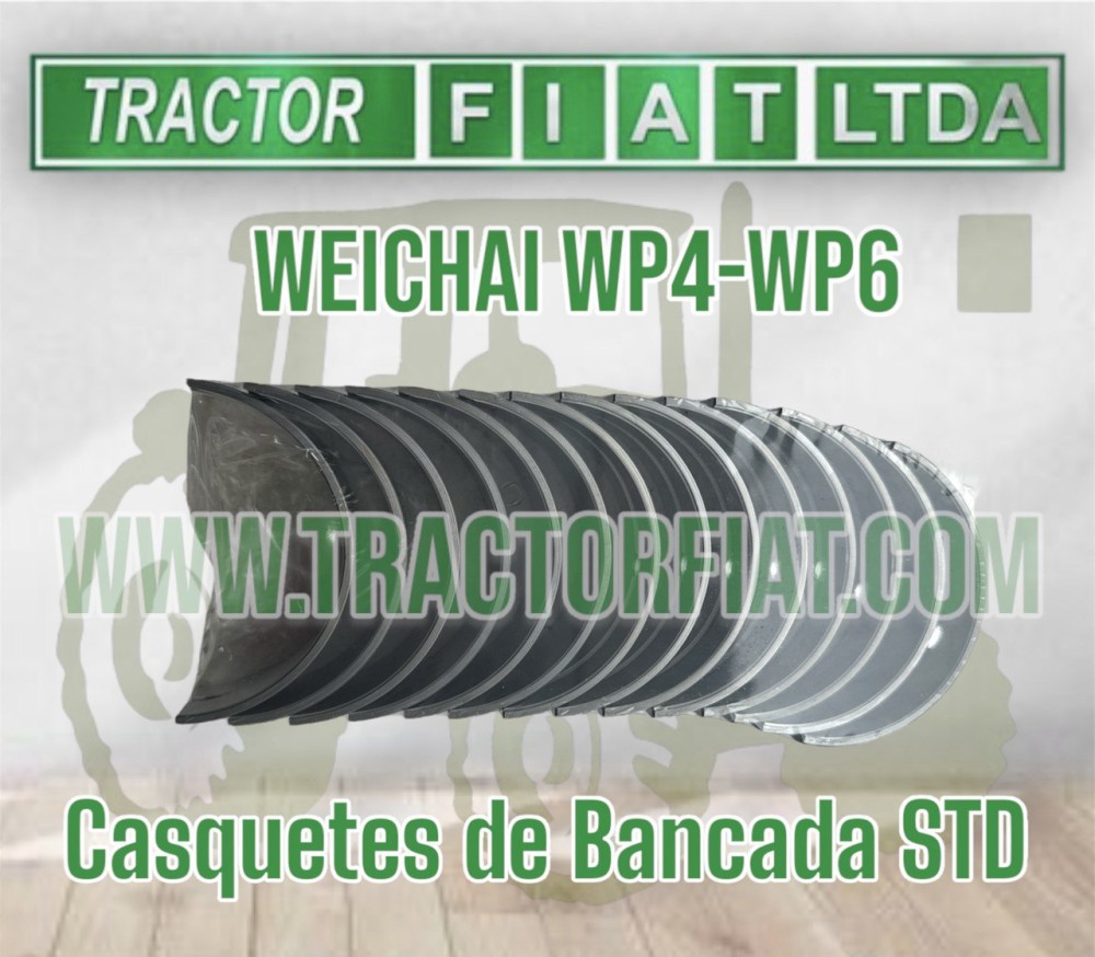 CASQUETES BANCADA STD - WEICHAI WP4 WP6 TD226B