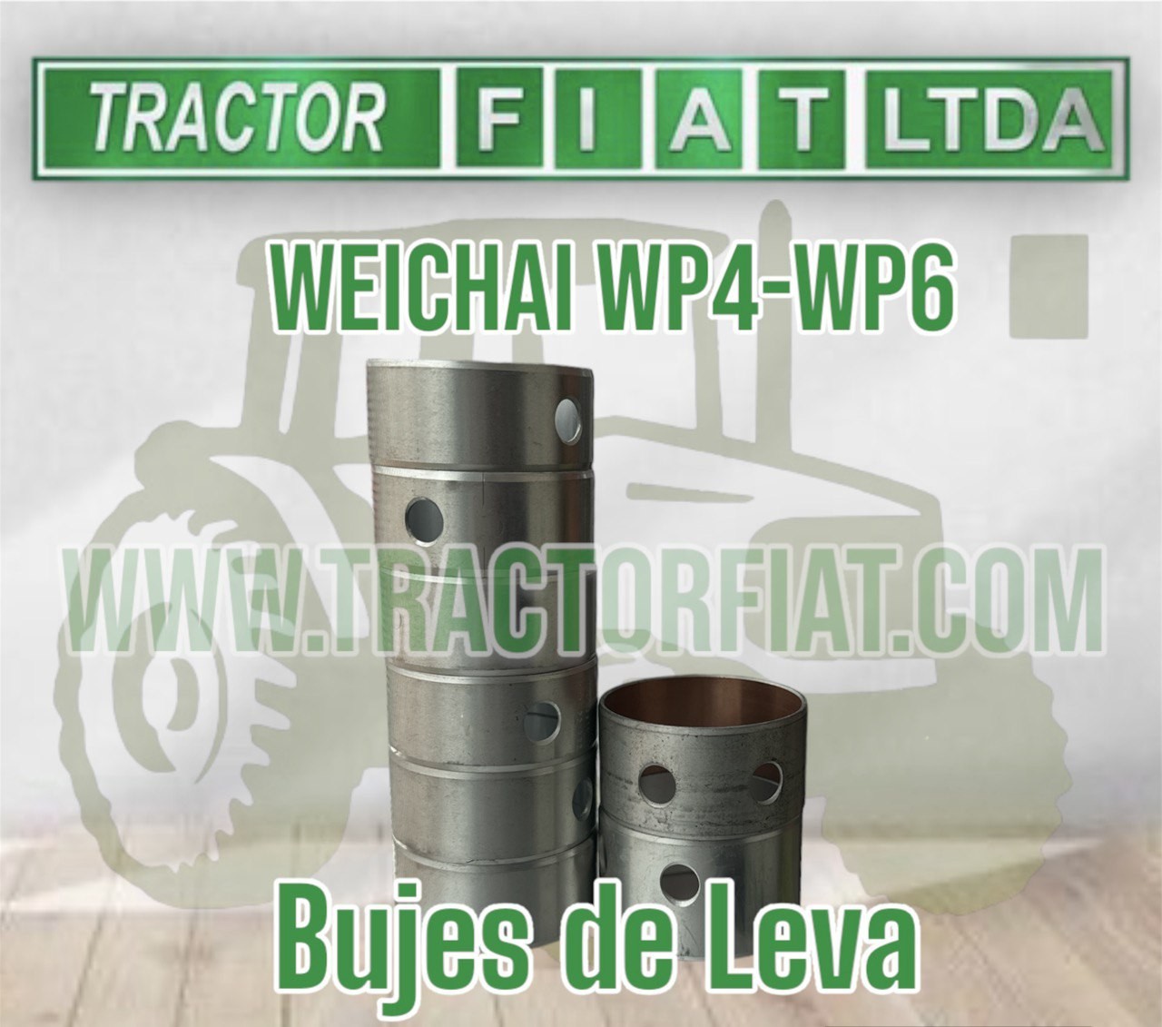 BUJE DE ARBOL DE LEVAS JUEGO - MOTOR WEICHAI WP4 WP6 TD226B