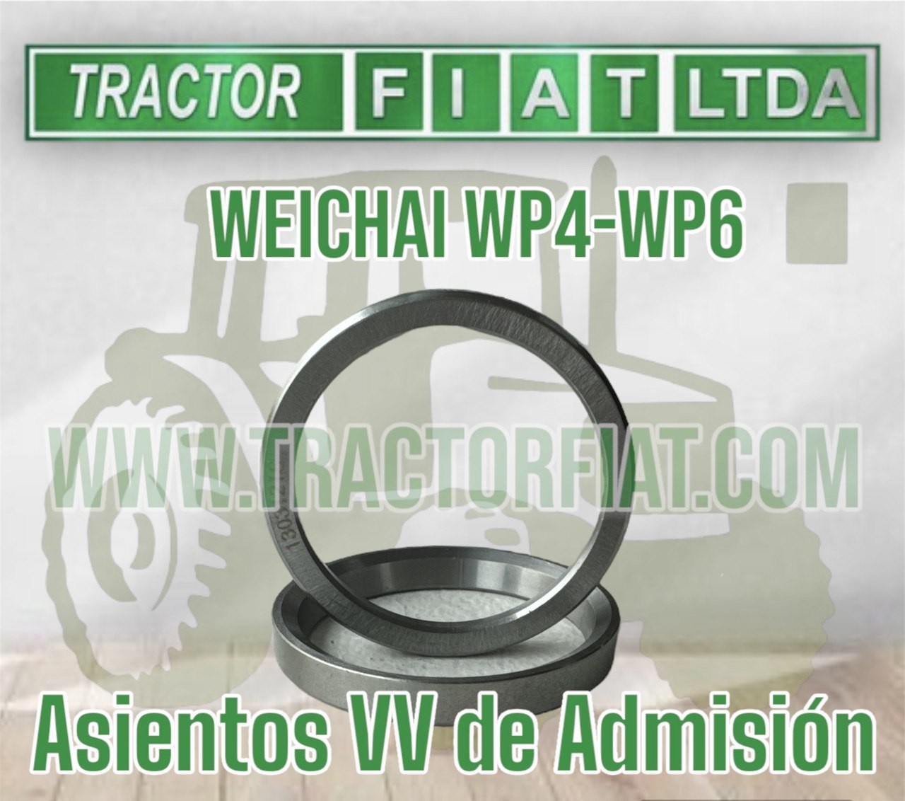 ASIENTO ADMISION - MOTOR WEICHAI WP4 WP6 TD226B