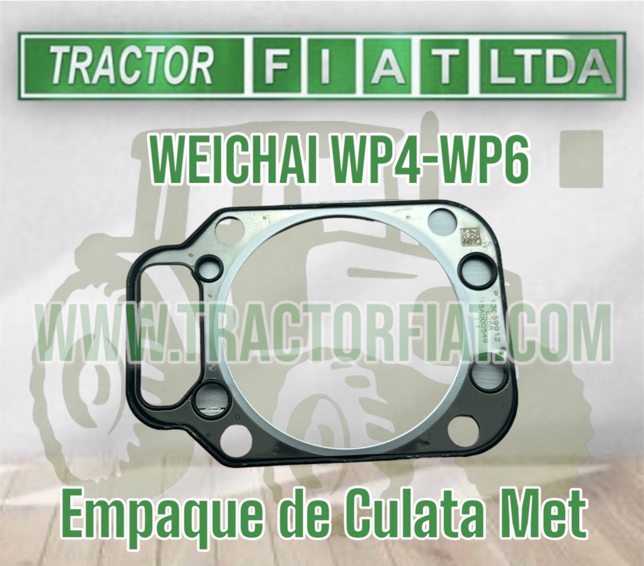 EMPAQUE DE CULATA - MOTOR  WEICHAI TD226B