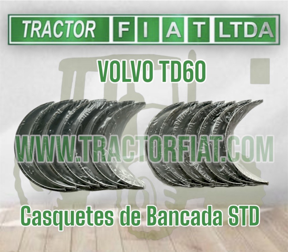 CASQUETES BANCADA STD - MOTOR VOLVO TD60