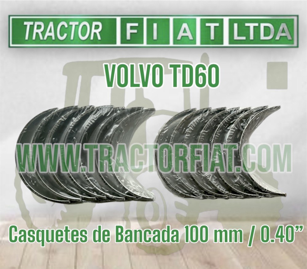 CASQUETES BANCADA 100 - MOTOR VOLVO TD60