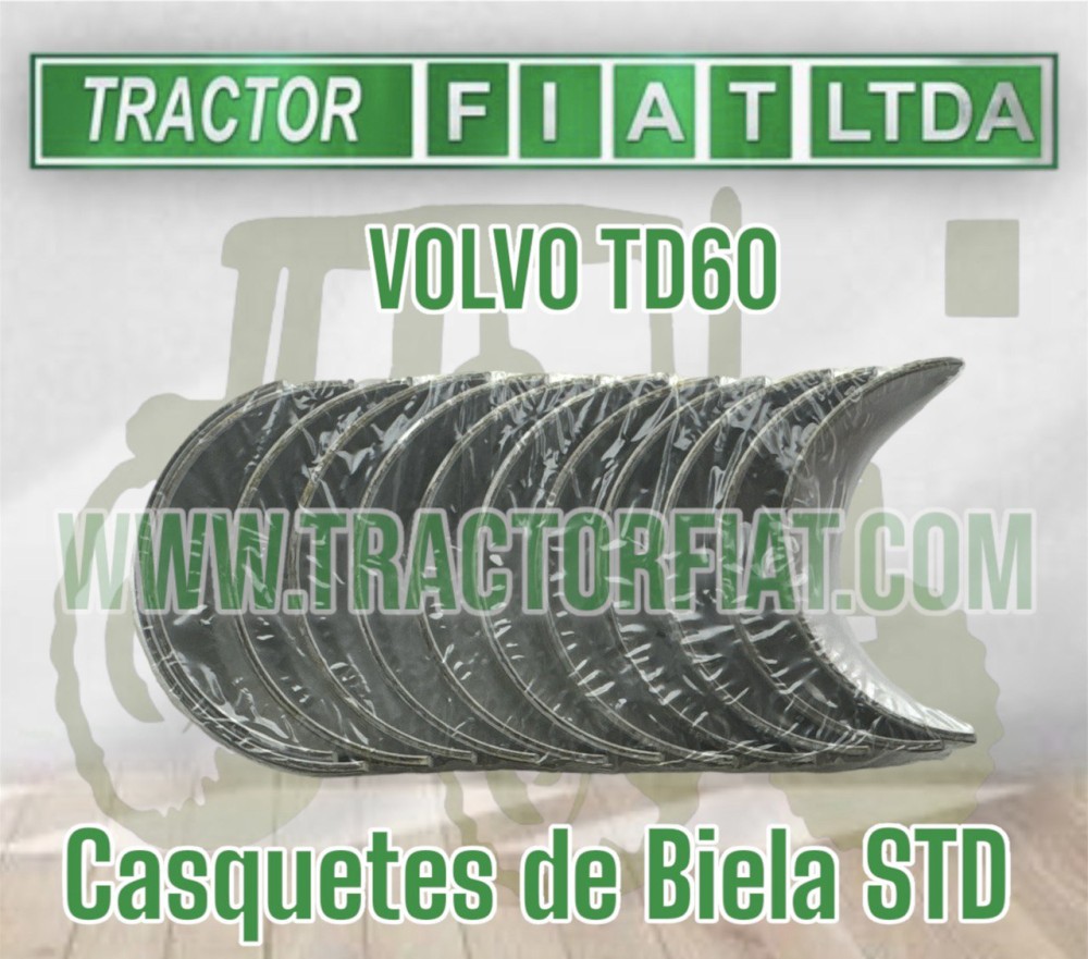 CASQUETES DE BIELA STD - MOTOR VOLVO TD60