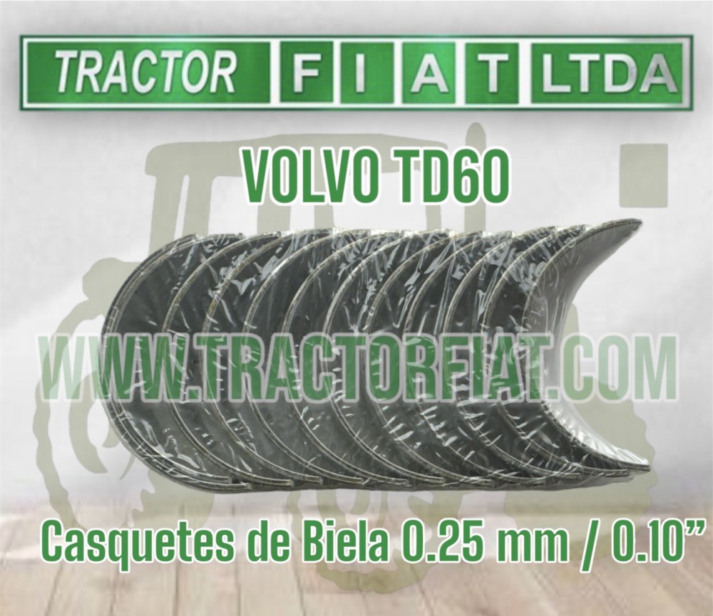 CASQUETES DE BIELA 0.25 -  MOTOR VOLVO TD60