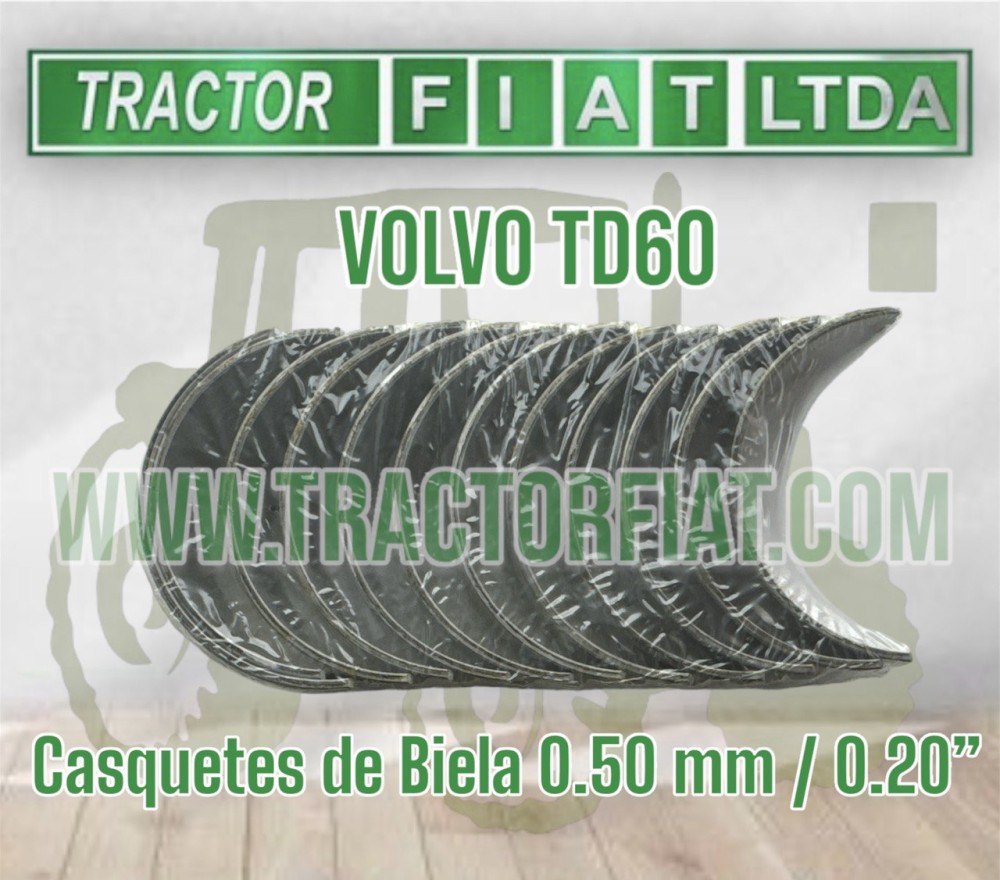 CASQUETES DE BIELA 0.50 - MOTOR VOLVO TD60