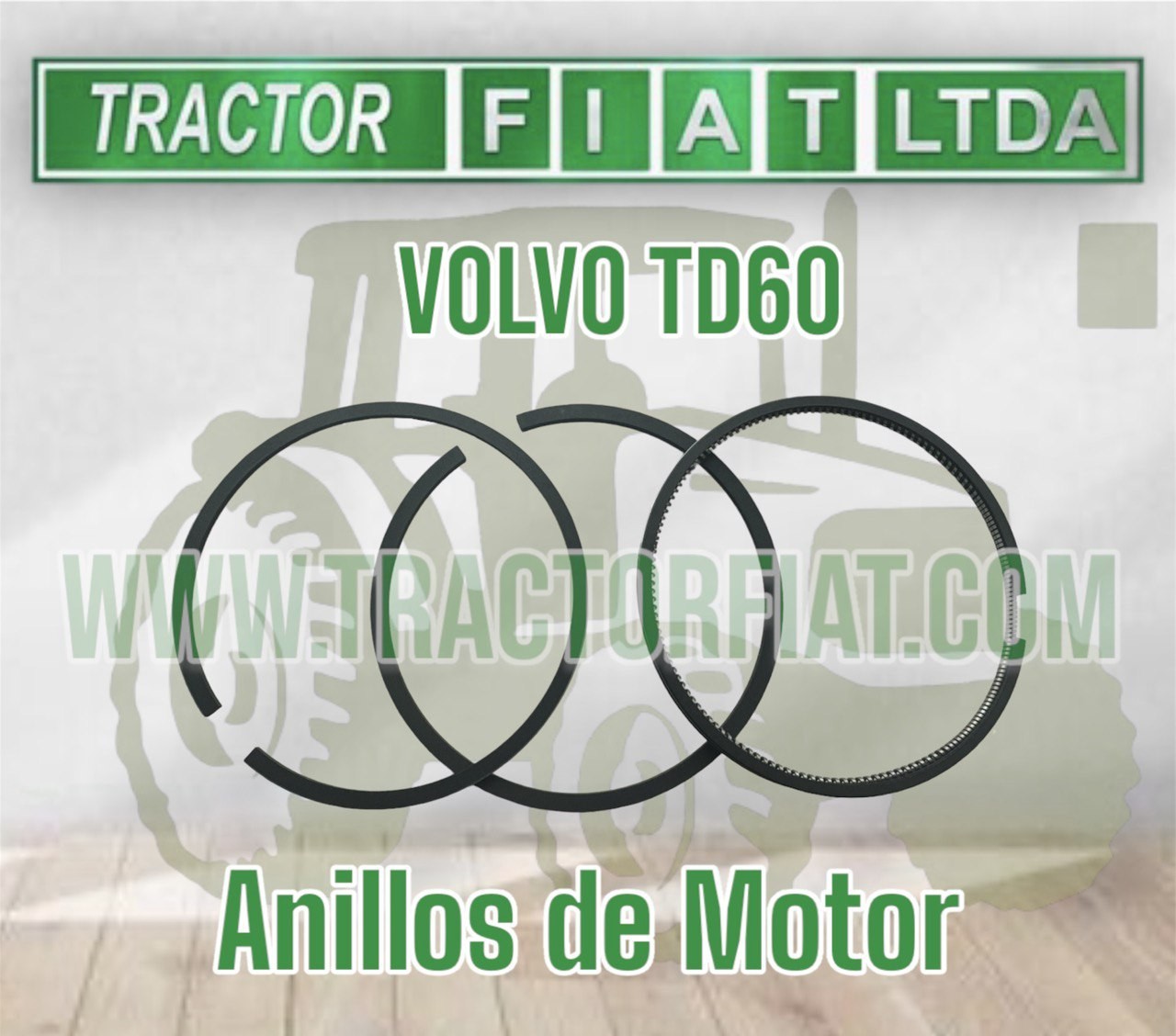 ANILLOS DE MOTOR VOLVO TD60