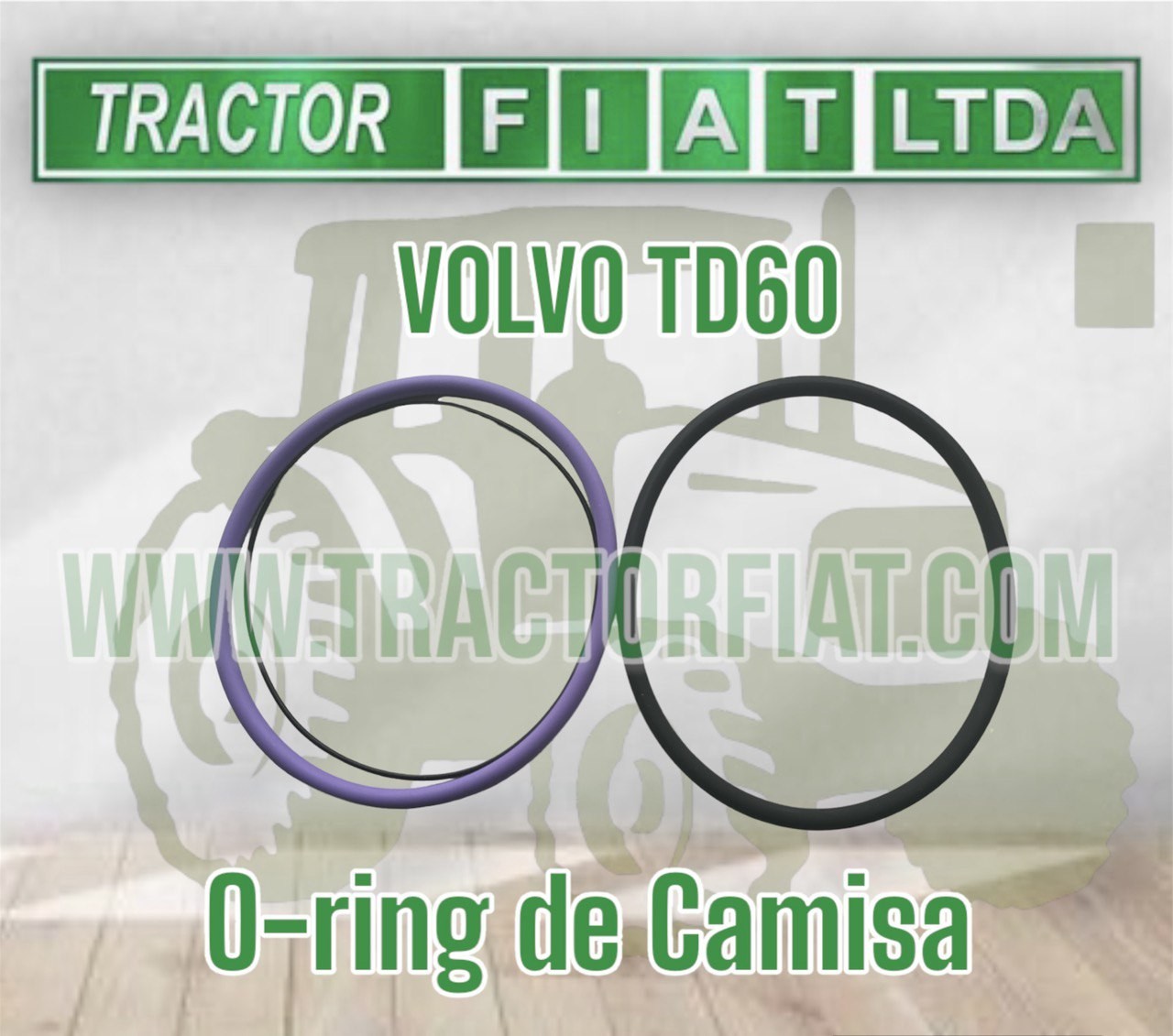 O-RING DE CAMISA - MOTOR VOLVO TD60