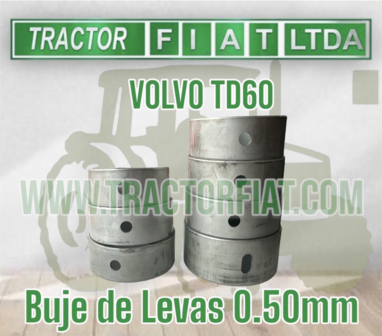 BUJES DE LEVAS 0.50 - MOTOR VOLVO TD60