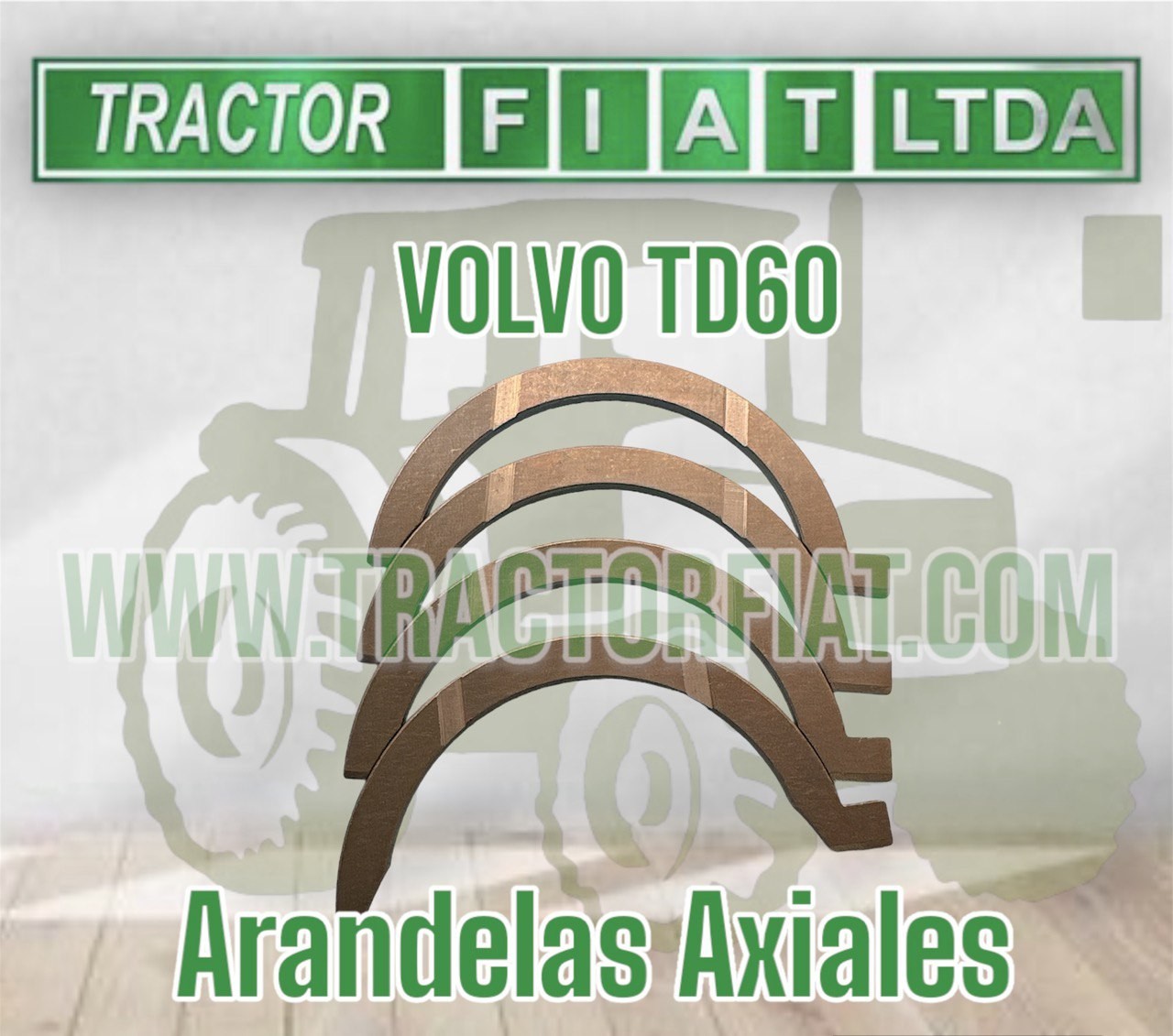 ARANDELAS AXIALES - MOTOR VOLVO TD60