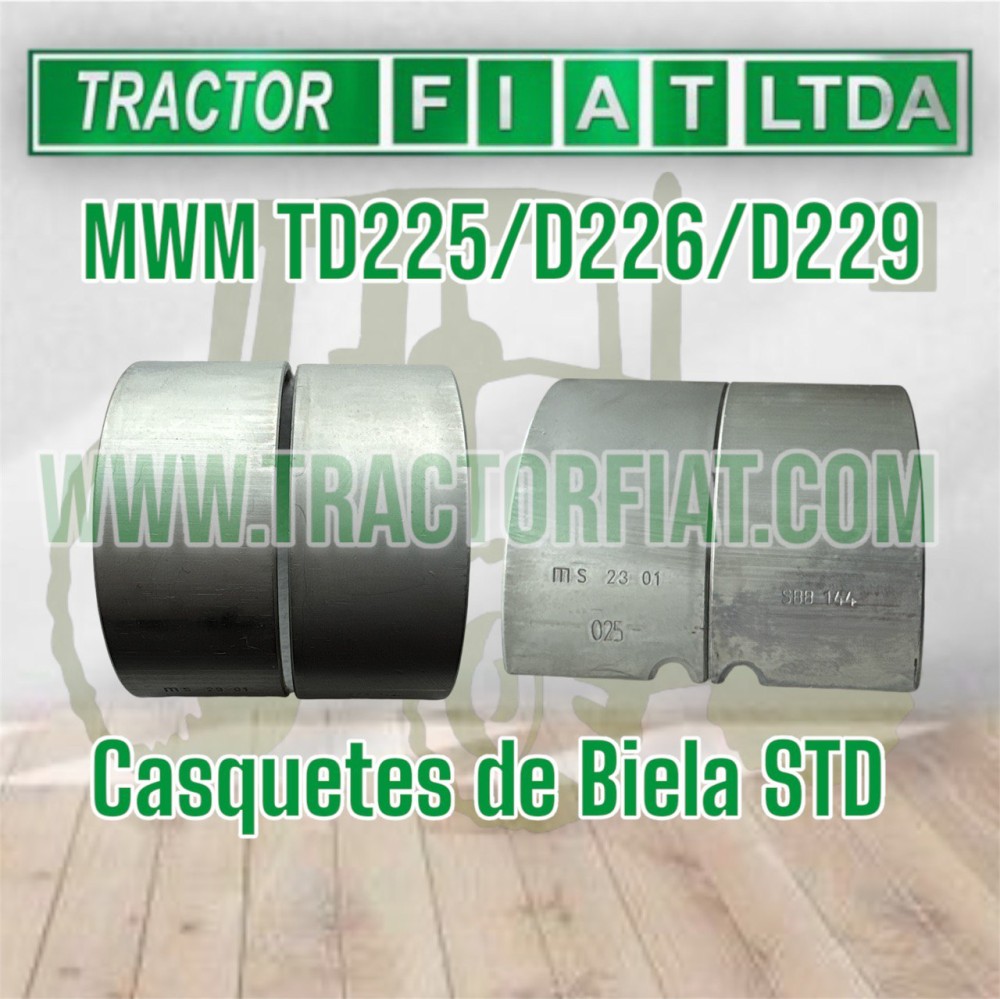 CASQUETES DE BIELA STD - MOTOR MWM D225/226/229