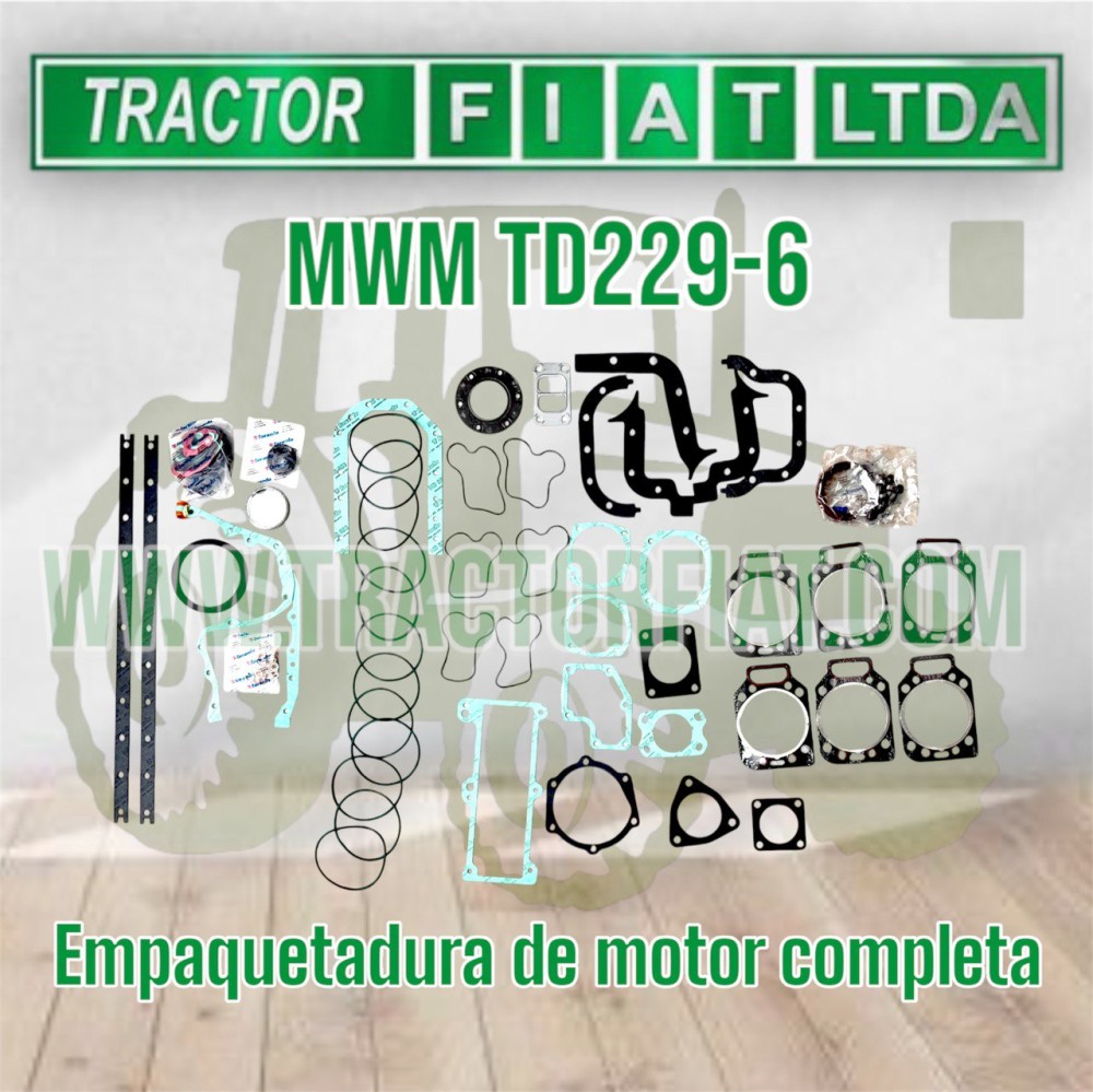 EMPAQUETADURA COMPLETA PARA MOTOR MWM TD229-6