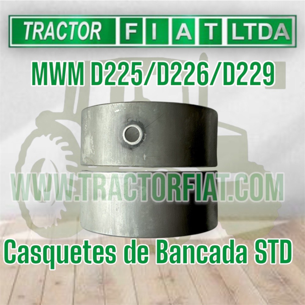 CASQUETES DE BANCADA STD - MOTOR MWM D225/226/229