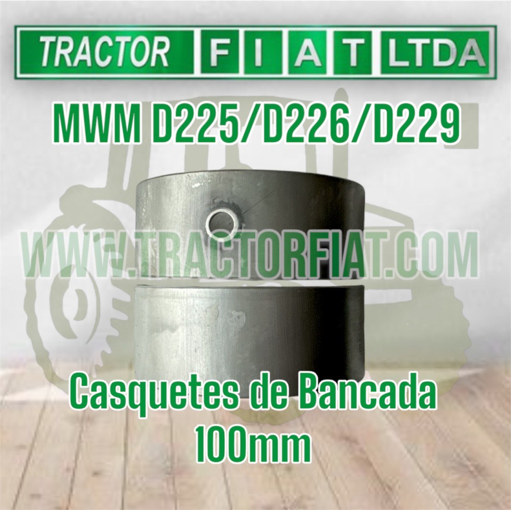 CASQUETES DE BANCADA 1.00 MM - MOTOR MWM D225/226/229.