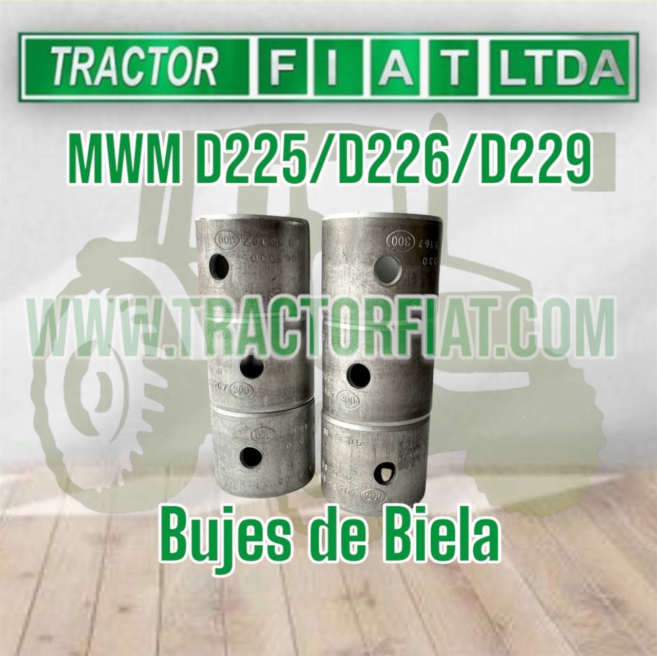 BUJES DE BIELA - MOTOR MWM D225/226/229