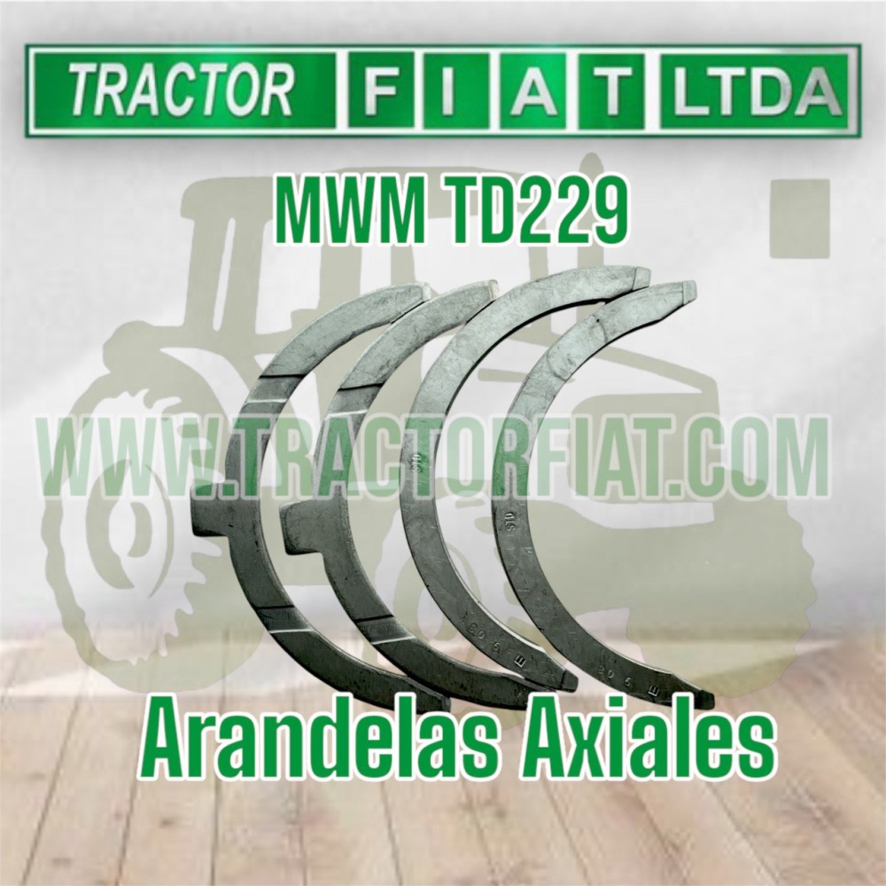 ARANDELAS AXIALES  - MOTOR MWM TD229